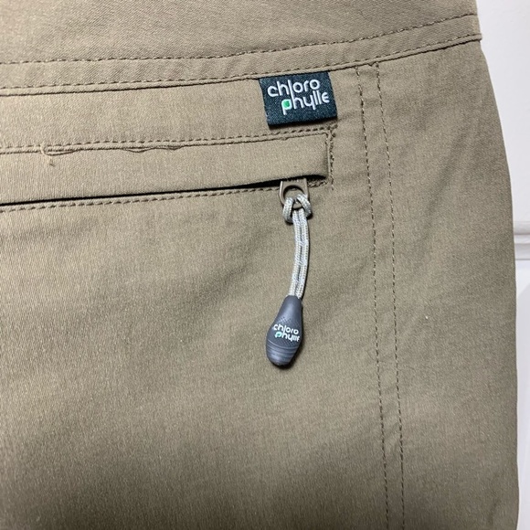 CHLOROPHYLLE Rally Women's Sz 14 Hiking Cargo Shorts Brown Tan pockets 14 - Picture 9 of 12